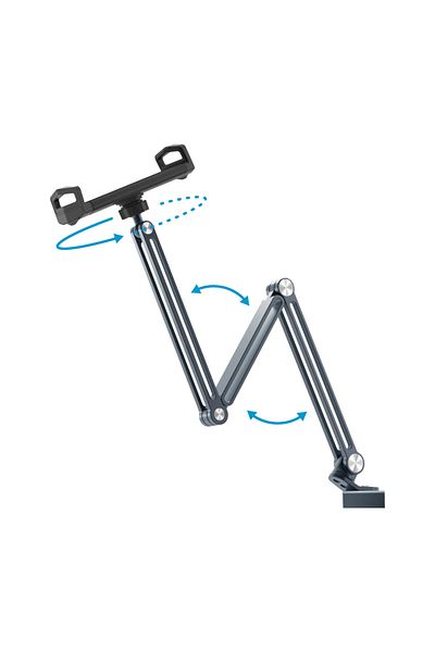 Momax  MultiStand Full Motion Desk Mount for Tablet KH15E - Gray