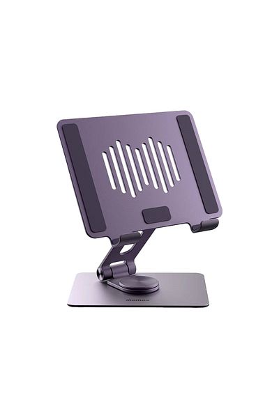 Momax Fold and Rotatable Tablet Stand 360-degree rotatable Aluminum Alloy KH8 - Purple