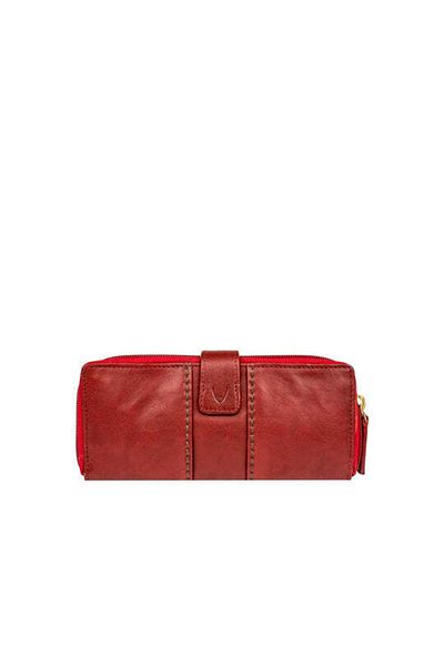 Hidesign Aura W1 Leather Wallet - Red