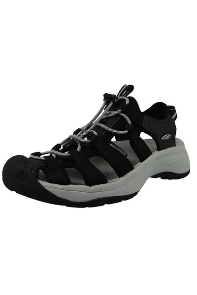 Keen Damen Trekking-Sandalen Sandalen Wanderschuhe Astoria West Sandal 1023594 Schwarz Black/Grey Textil