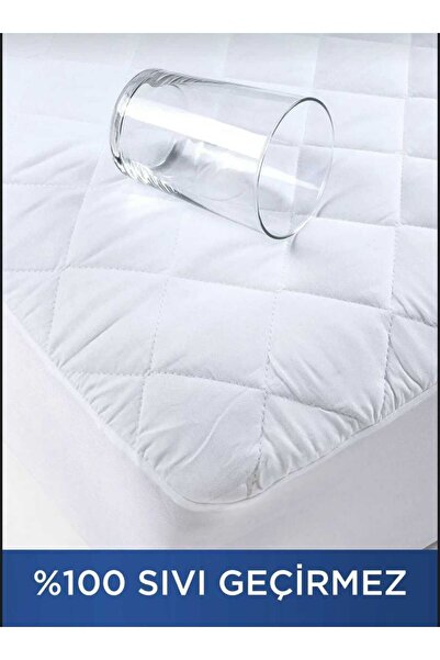 CETEKS KUMAŞ Kapitone Sıvı Geçirmez Alez 160x200 Çift Kişilik Fitted Lastikli...