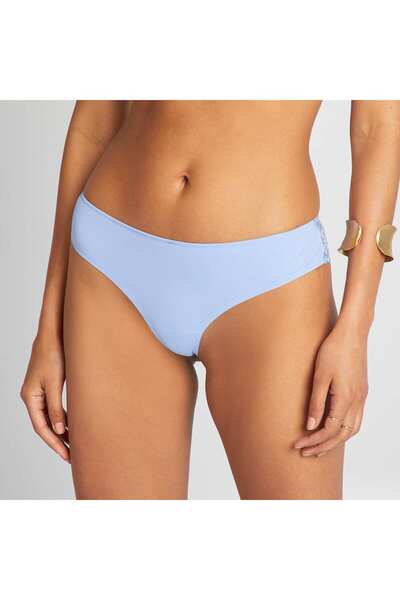 KIABI سراويل داخلية من الألياف الدقيقة والدانتيل باللون الأرجواني