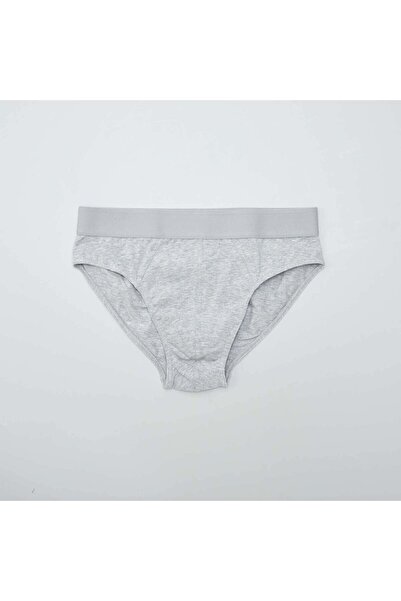 KIABI مجموعة من 3 سراويل داخلية بتصميم صديق للبيئة باللون الأخضر