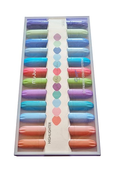 Modellino Mujuu Mj-0514 Double Ended Monet Highlighter with Doppamine Color System