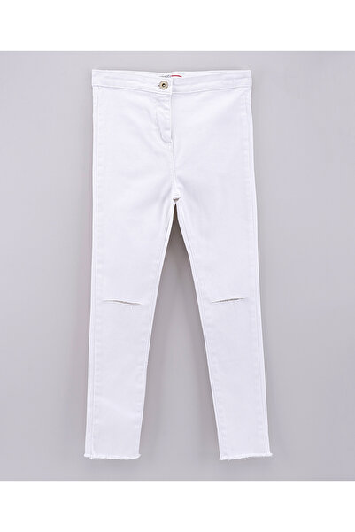 Minoti Minoti Basic Twill Treggings - White