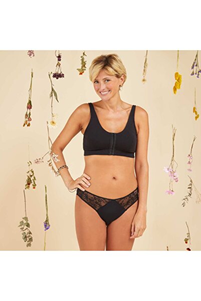 KIABI Seamless briefs with lace black