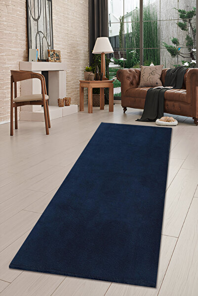 KEVLİNE Yumuşak Dokulu Tüylü  Makinede Yıkanabilir Kaymaz Taban Peluş Halı