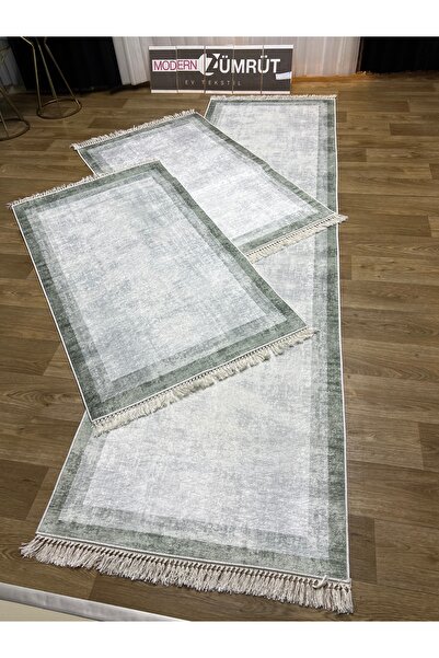 Zümrüt Ev Tekstil Dijital Baskılı Makinede Yıkanabilir Dot Taban Yatak Odası ...