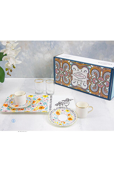 Mondecor MUBA CONSEPT TULİBA 2 KİŞİLİK 7 PARÇA KAHVE SUNUM SETİ