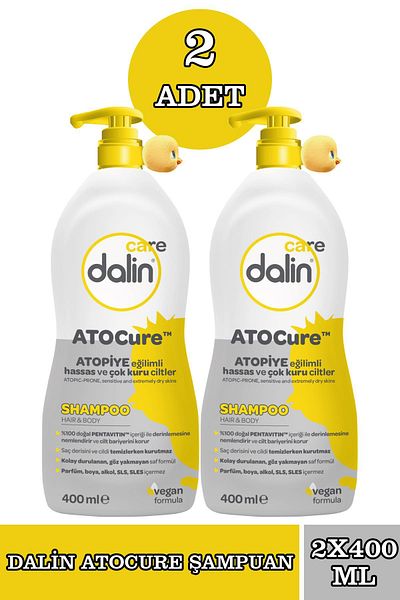 Dalin Atocure Shampoo 400 ml 2 Pieces