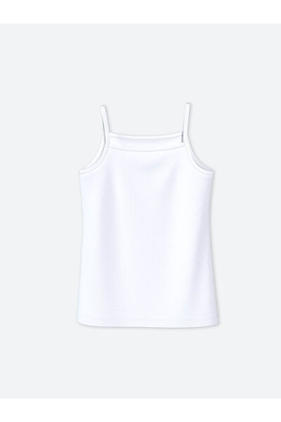 LC Waikiki Sparkling Selections from Shining Store |   Square Neck Girl's Undershirt 2-Pack