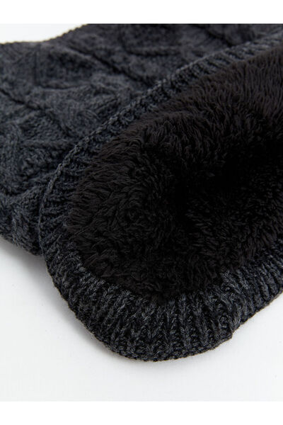 LC Waikiki Gray Short Tassel Men's Neck Collar