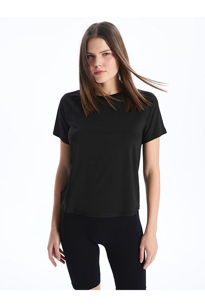 LC Waikiki Tricou pentru femei cu mânecă scurtă, cu decolteu, sezon nou - S47863Z8