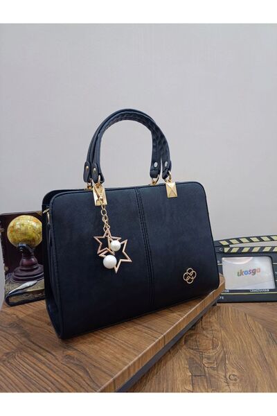ikosga Shoulder and Arm Bag 5 Sections Black Adjustable Strap Width: 29 cm Si...