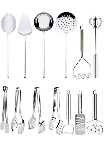 Mirilliahome مجموعة أدوات التقشير وأدوات المطبخ من الفولاذ المقاوم للصدأ - أد...