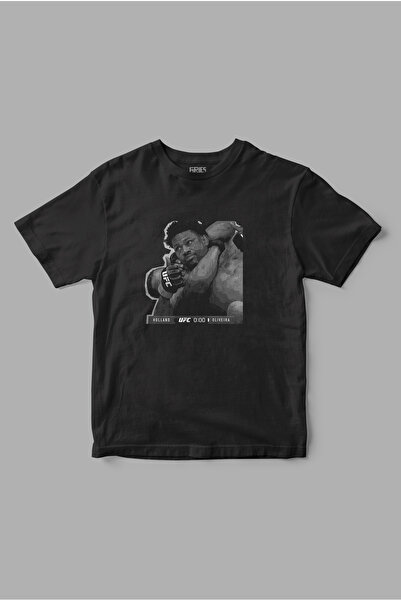 Gries Tricou UFC cu imprimeu „Fără problemă”