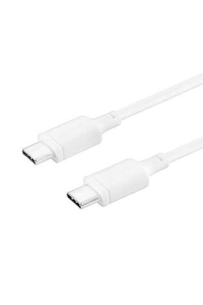 Momax Zero USB-C to USB-C Type-C Cable 100W PD Super Fast Charging 1m - White