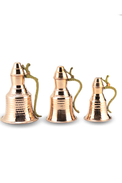 Efsoon Organics Üçlü Bakır Gügüm Biblo Dekoratif