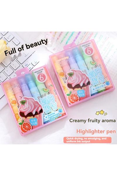 Happy Toys Set of 6 Colored Phosphorus Pencils