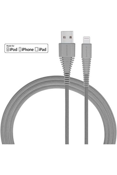 Momax Tough link iPhone USB Cable 1.2m - Gray