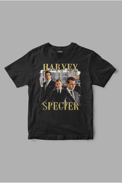 Gries تي شيرت مطبوع من Harvey Specter - بدلات