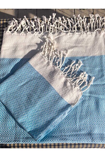 Peacock طقم من قطعتين من القطن الناعم المنسوج باللون الأسود (100 × 180 سم، 50...