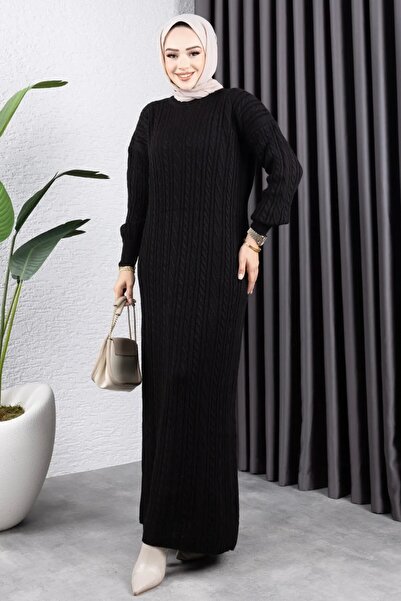 Şule Giyim Şura Triko Elbise Ekru