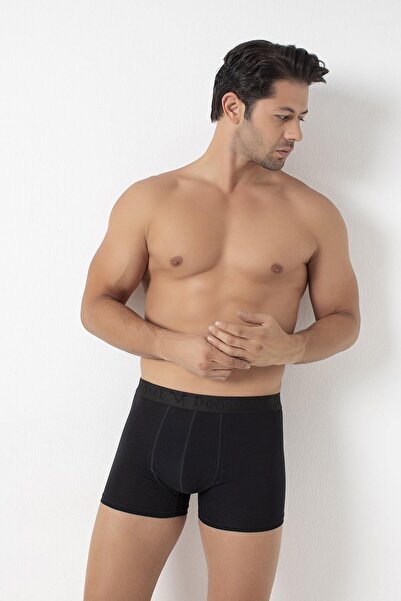 donset Ανδρικά μποξεράκια σε γκρι χρώμα - Σετ 6 σε ειδικό κουτί