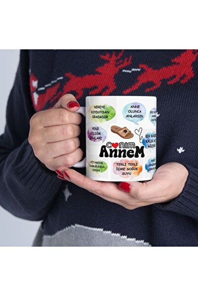 sıradışıhediyem anne kupa bardak canım annem kupa bardak anneler günü kupa bardak anneye hediye  doğum günü hediye