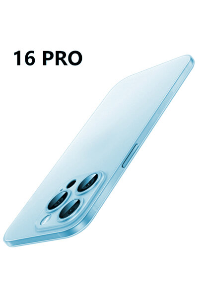 USIDE Iphone 16 Pro Ultra Ince Yarı Saydam Kılıf Mat Yüzeyli Kirlenmez Kamera...