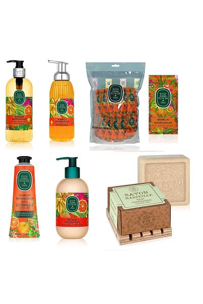 Eyüp Sabri Tuncer Eyüpsabri̇tuncer - 150's Basement and Tangerine Cream-Colored, Wet Wipes, Liquid and Foam Soap, Solid Soap, Lotion