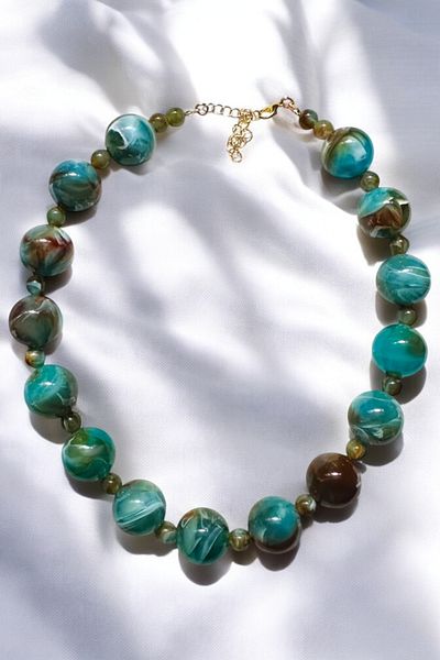 PETEK AKSESUAR Basic Acrylic Top Style Necklace