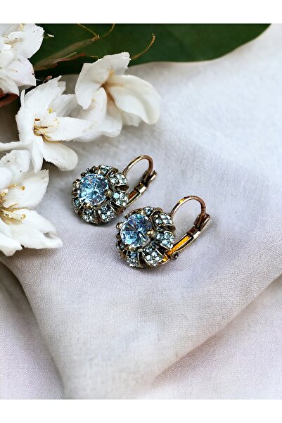 FAYRA ACCESSORIES Zirkon Taşlı Elmas Montür Küpe