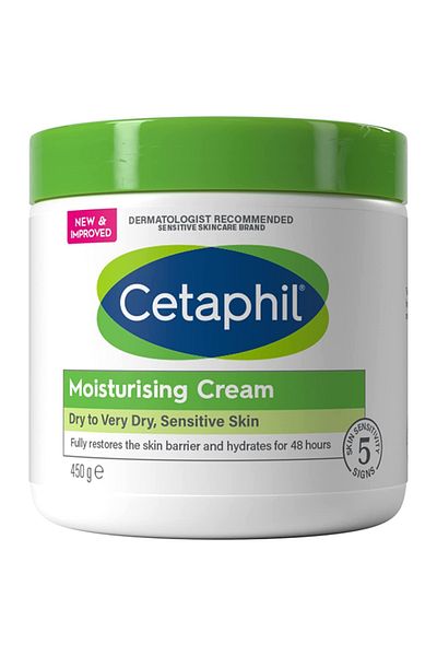 Cetaphil كريم مرطب للبشرة الجافة إلى الجافة جدًا والحساسة 450 جرام
