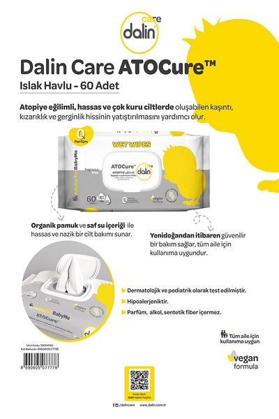 Dalin 60's Care Atocure ™   Wet Towel
