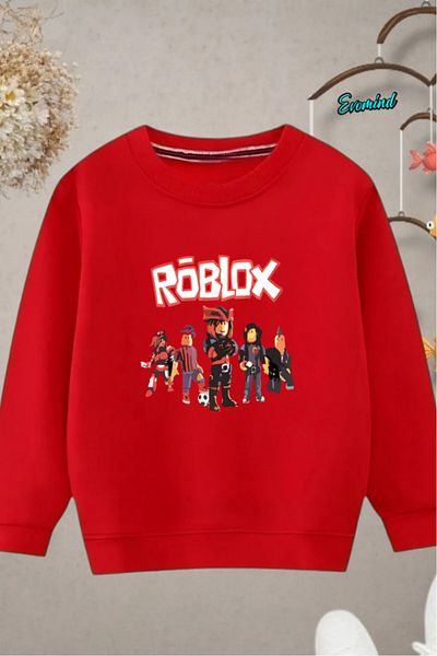 Evomind Children's Printed Cycling Neck Sweatshirt