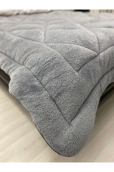 yok yok evim eve dair her şey Welsoft Fluffy Double Sided Geometric Patterned Single Duvet Sleeping Set
