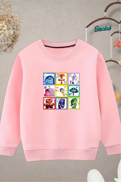 Evomind SWEATSHIRT IMPRIMAT COPII CU GÂT DE BICICLETA
