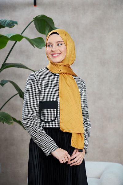 İpekhan Şal jacquard mătăsos cu model Leola Altuni - 9009-09