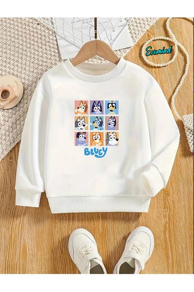 Evomind SWEATSHIRT IMPRIMAT COPII CU GÂT DE BICICLETA