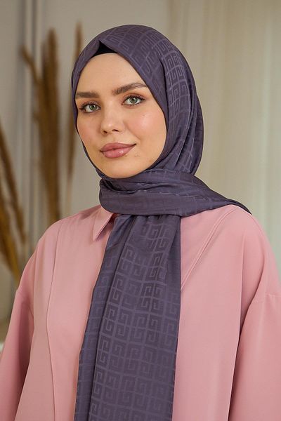 İpekhan Σάλι Arsenic Silky Jacquard - Summer Sparkle Collection 9016-18