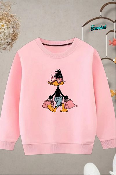 Evomind SWEATSHIRT IMPRIMAT COPII CU GÂT DE BICICLETA
