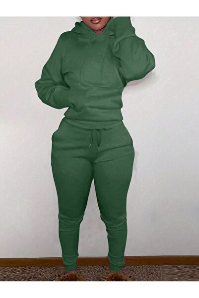 EYAX MODA Σετ γυναικεία αθλητική φόρμα Plus Size