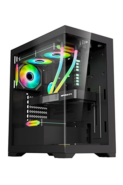 Zeiron Dragon V10 Ryzen 7 5700x 32GB Ram 1TB NVMe M.2 SSD RTX4060 Ekran Kartı Oyuncu Masaüstü Bilgisayar