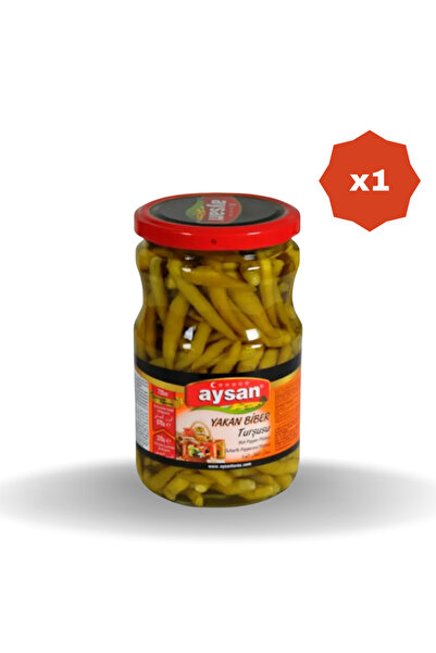 AYSAN YAKAN BİBER TURŞU CAM 670 GR - (1 ADET)