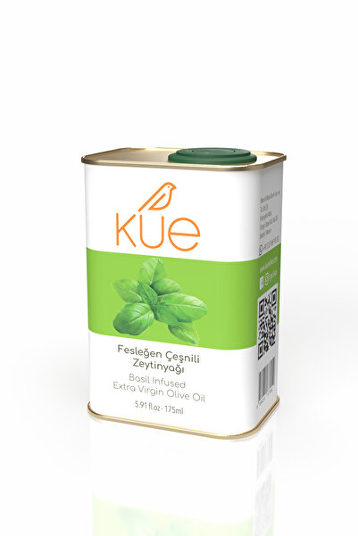 KUE OLIVE OIL Fesleğen Çeşnili Natürel Sızma Zeytinyağı 175 ml