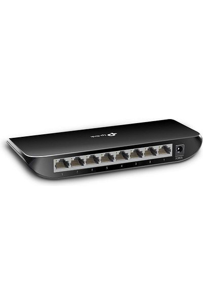 TP-LINK TP-Link TL-SG1008D, 8 Port Gigabit Ethernet Network Switch | Plug and Play | Desktop or Wall-Mount