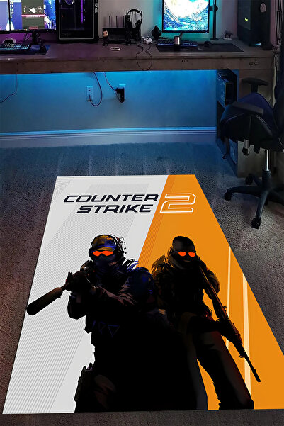 Alpacarpet Kaymaz Taban Makinede Yıkanabilir Gaming Oyuncu Playstation Xbox G...