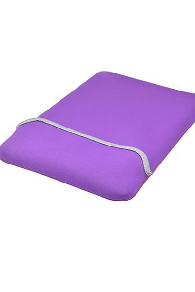 Taimi Butterfly Design Padded Laptop and Tablet Bag 10 Inch double face pink and purple colors