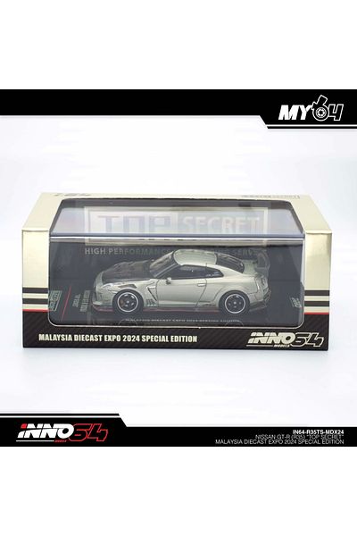 Inno 64 Models Inno 1/64 Nissan Skyline GT-R R35 'Top Secret" (معرض ماليزيا دييكاست 2024)